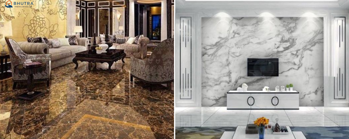 Where to use imported marble
