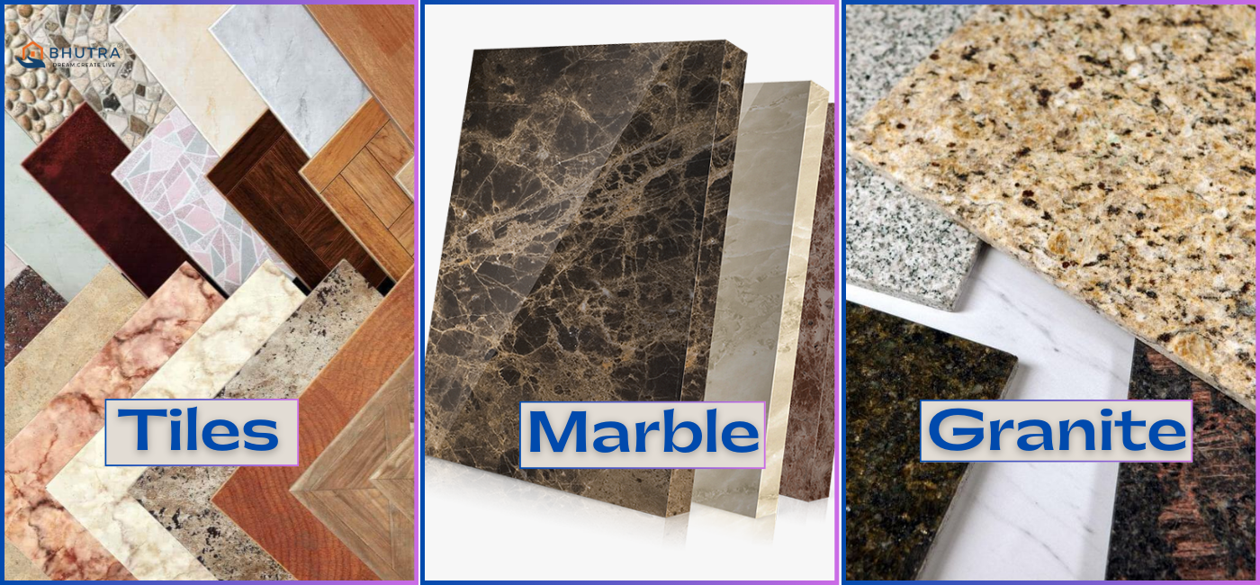 Which is Better Tiles or Marble or Granite in India