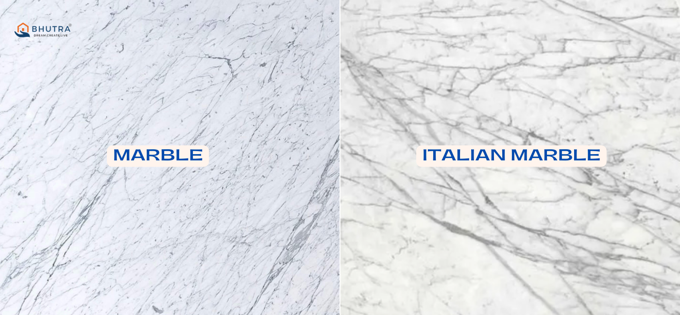 Difference Between Marble and Italian Marble