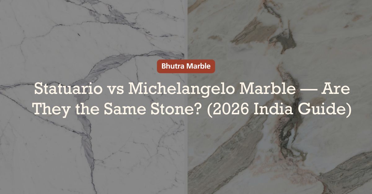 Statuario vs Michelangelo marble