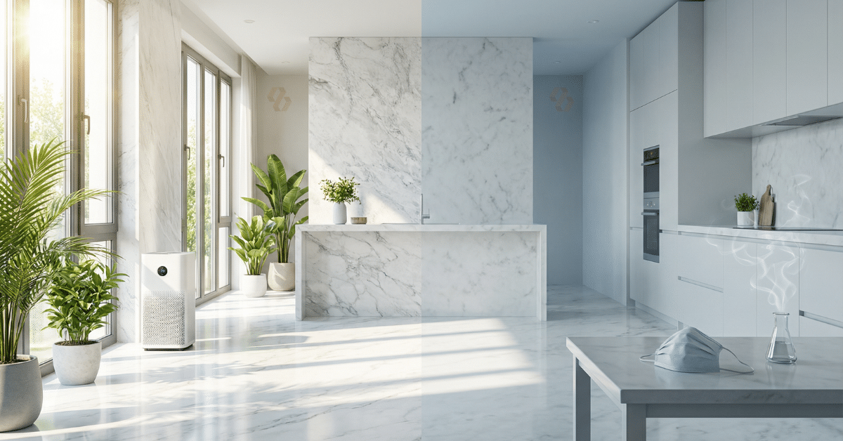 Health Natural or Artificial Marble