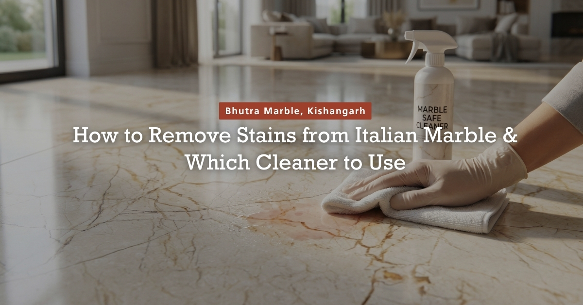 How to Remove Stains from Italian Marble & Which Cleaner to Use