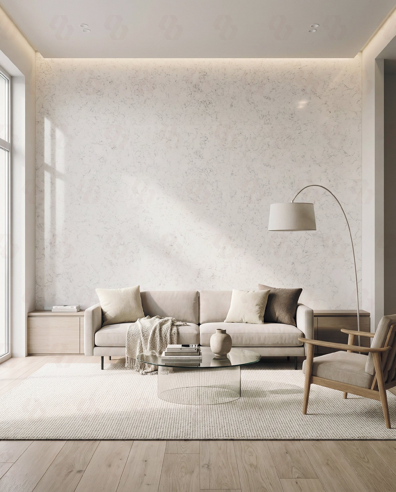 Arctic Grain Quartz(Scallop)