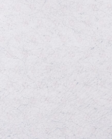 Close-up of Bianco Carrara Marble surface showing soft grey veining on a white background