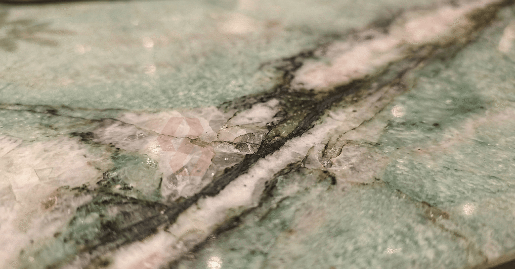 Luxury Dining Space with Green Marble 2