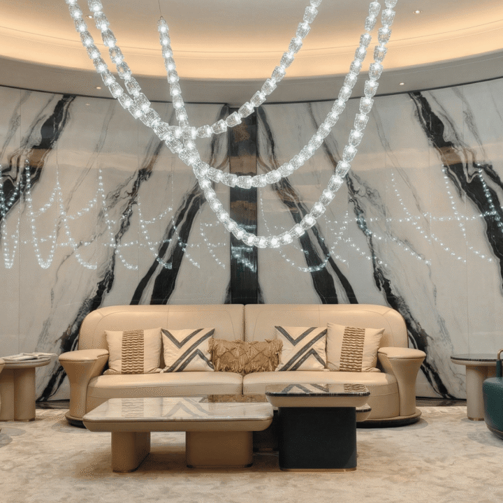 panda white marble ahmedabad project