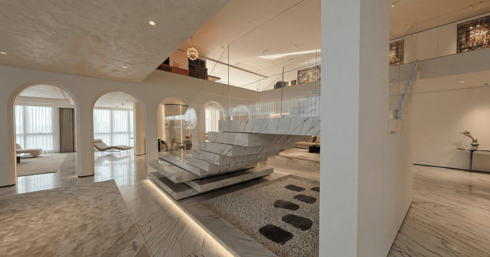 bhutra lilac white marble mumbai project