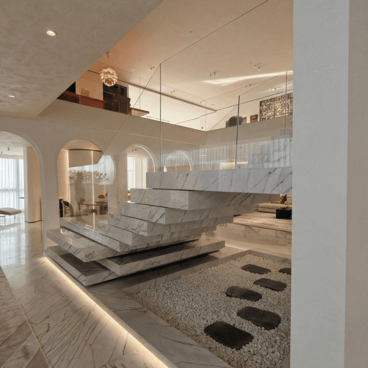 bhutra lilac white marble mumbai project