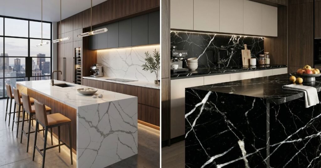 Kitchen marble appliation