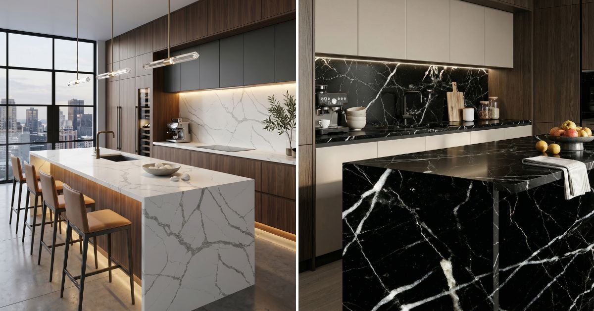 Kitchen marble appliation