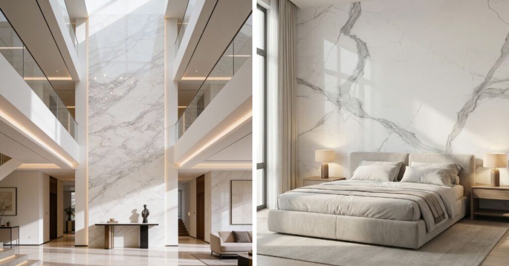 White Marble for Wall Cladding