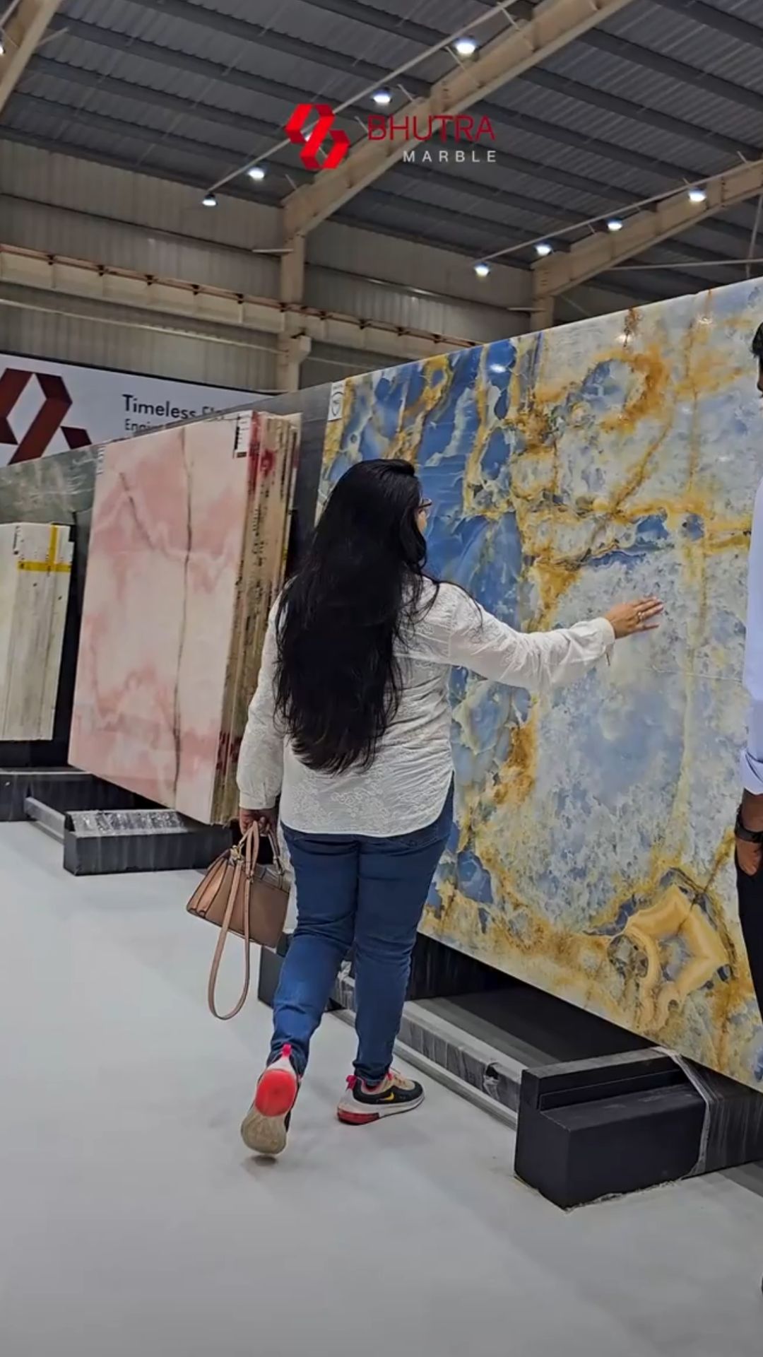 Full slab marble selection at Bhutra Marble Kishangarh