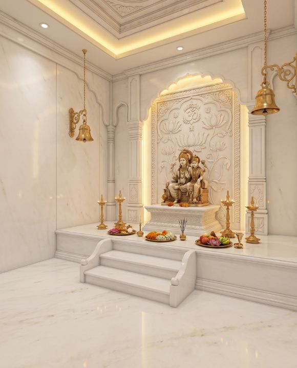 Vietnamese White Marble (Temple Mandir Application)