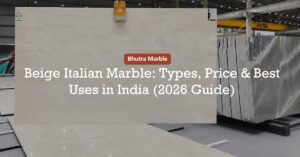 Beige Italian Marble Slab (Bhutra Marble) (1)