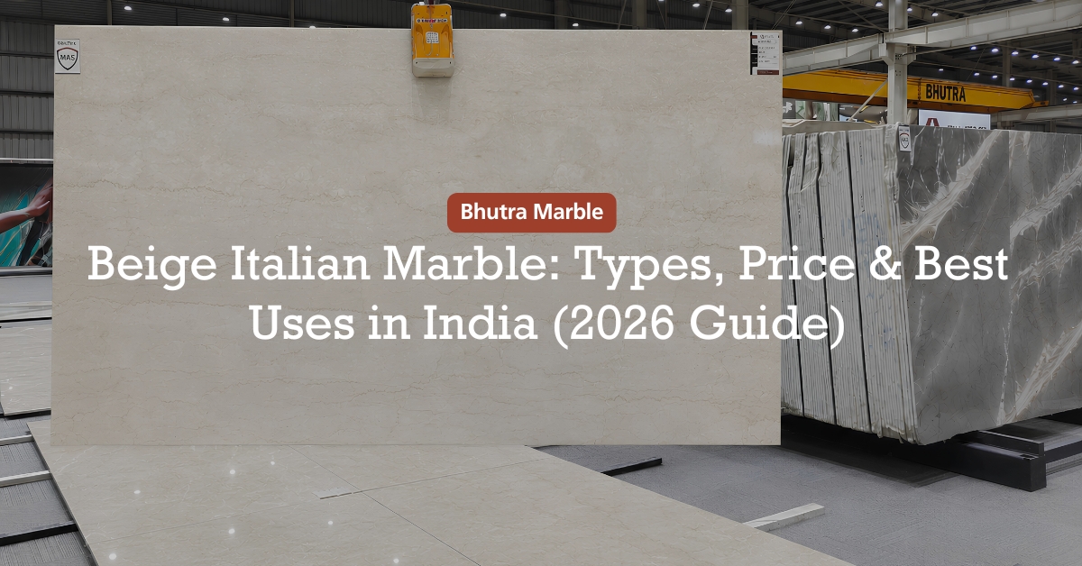 Beige Italian Marble Slab (Bhutra Marble) (1)